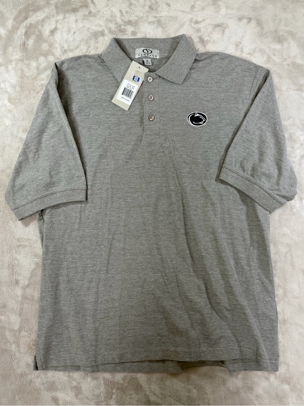 Penn State Nittany Lions Gray Polo Shirt Men's